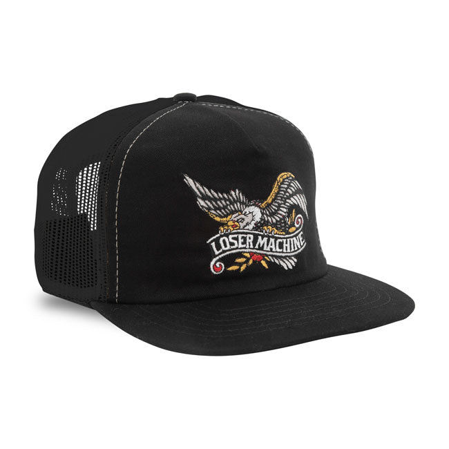 Loser Machine Glory Trucker Cap Black/Black Caps Loser Machine Company