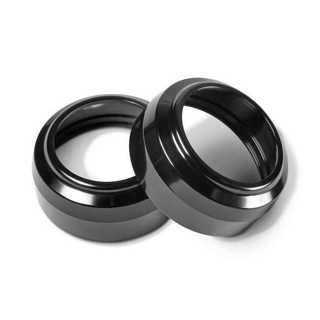 Performance Machine (Pm) Fork Dust Caps 49 Mm Bk Fork Boot Covers Performance Machine
