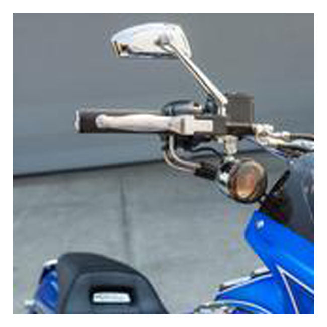 Right Tearchop Forged Mirror, Chrome Mirrors Arlen Ness