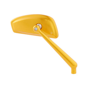 Right Tearchop Forged Mirror, Gold Mirrors Arlen Ness