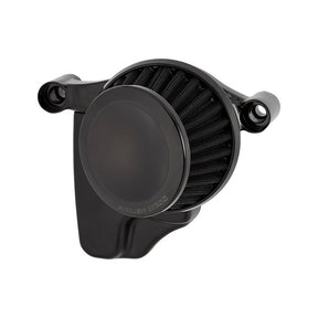 Arlen Ness Mini 22 Air Cleaner, Black - Milwaukee 8 Air Cleaner Arlen Ness