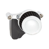 Arlen Ness Mini 22 Air Cleaner, Chrome - Milwaukee 8 Air Cleaner Arlen Ness