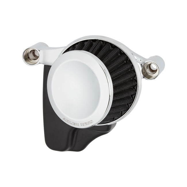 Arlen Ness Mini 22 Air Cleaner, Chrome - Milwaukee 8 Air Cleaner Arlen Ness
