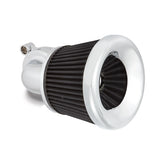 Arlen Ness Velocity 90 Air Cleaners, Chrome - 08-16 Touring / 16-17 FLST & FXDLS Air Cleaner Arlen Ness