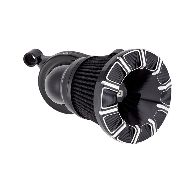 Arlen Ness 10-Gauge® Velocity Air Cleaner Cover, Black Air Cleaner Cover Arlen Ness