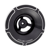 Arlen Ness Beveled® Velocity Air Cleaner Cover, Black Air Cleaner Cover Arlen Ness