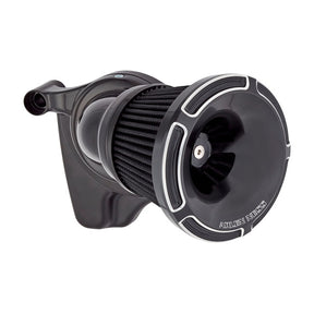 Arlen Ness Beveled® Velocity Air Cleaner Cover, Black Air Cleaner Cover Arlen Ness