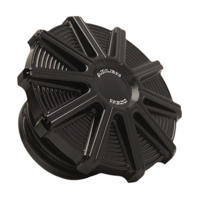 10-Gauge Gas Cap, Black Gas Cap Arlen Ness