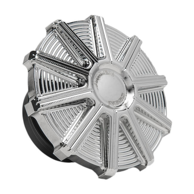 10-Gauge Gas Cap, Chrome Gas Cap Arlen Ness