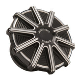 10-Gauge Gas Cap, Black With Machined Accents Gas Cap Arlen Ness