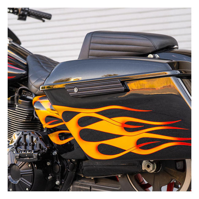 Arlen Ness Cover Latch S Bag Black Latch Covers Arlen Ness