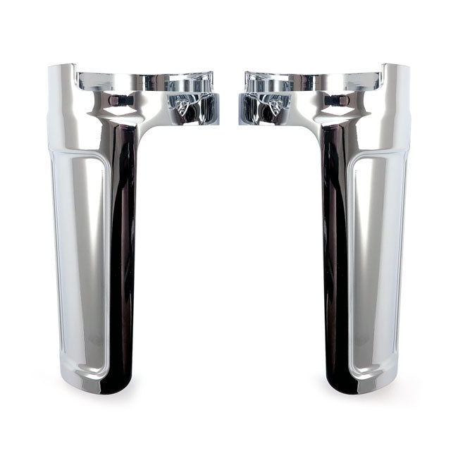Arlen Ness Method® Bagger Fork Guards, Chrome - 14+ Touring Fork Covers Arlen Ness