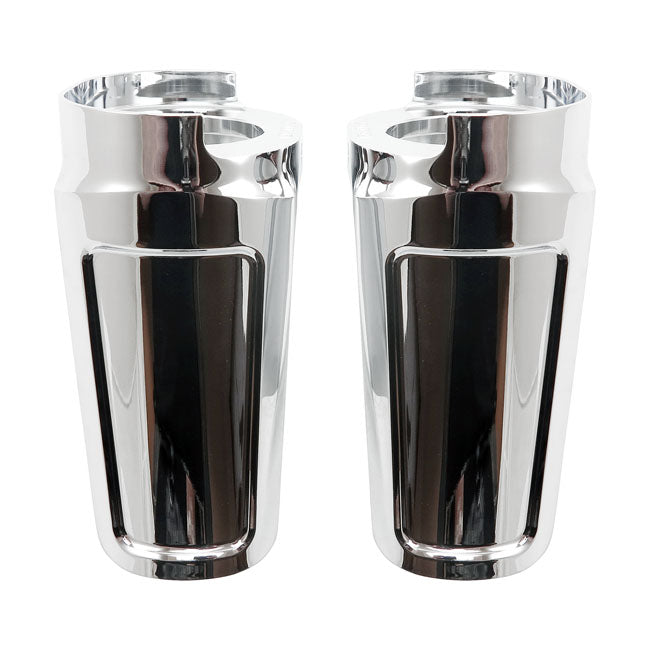 Arlen Ness Method® Bagger Fork Guards, Chrome - 14+ Touring Fork Covers Arlen Ness
