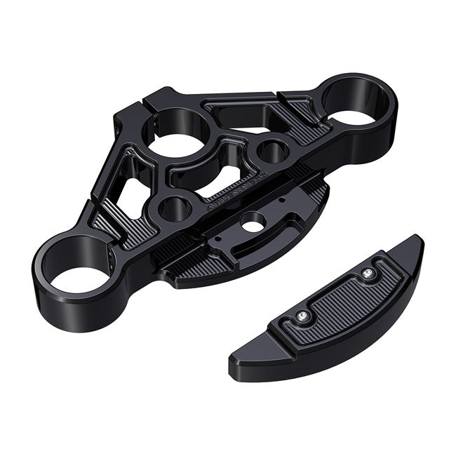 Arlen Ness Method® Top Triple Tree, Black - 15+ Touring Top Trees Arlen Ness