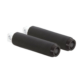 Rider Foot Pegs, All Black - 10-22 XL Sportster Foot Pegs Rough Crafts