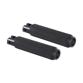 Rough Crafts Rider Foot Pegs, All Black - 18+ Softail Footpegs Rough Crafts