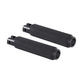 Rough Crafts Passenger Foot Pegs, All Black - 18+ Softail Passenger Pegs Rough Crafts