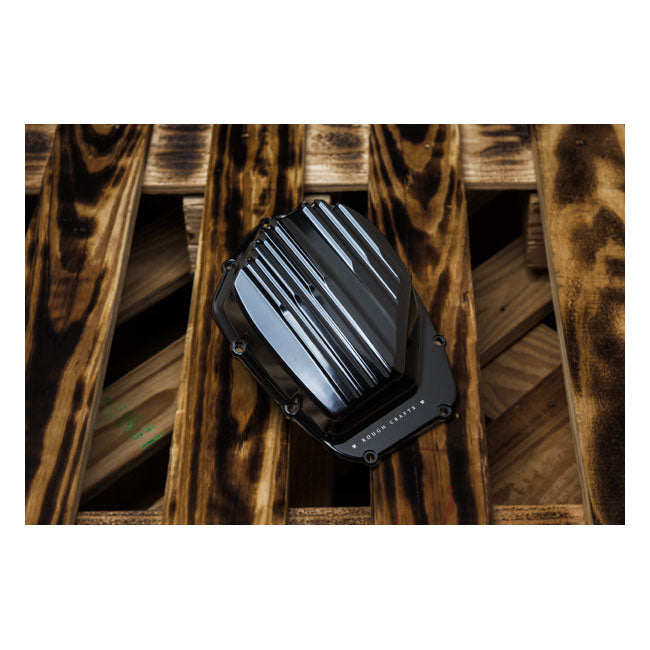 Rough Crafts Cam Cover, Black - 18+ Softail & 17+ Touring & 17+ Trike Cam Covers Rough Crafts