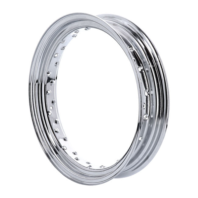 Wheel Rim 3.50" X 18". Chrome Rims Chrome Mcs