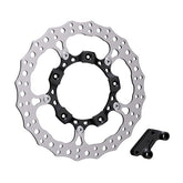 14" Right Billet Big Brake Rotors, Black- 14-24 Touring Brake Rotors Arlen Ness