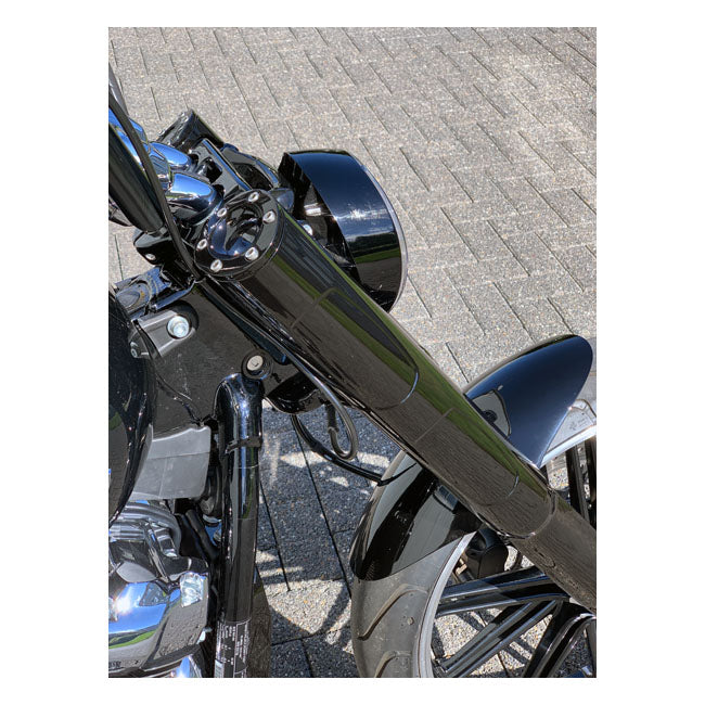 Kodlin, M8 Breakout front end cover kit. Black FORK COVERS Kodlin