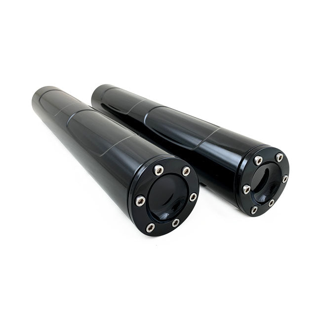 Kodlin, M8 Breakout front end cover kit. Black FORK COVERS Kodlin