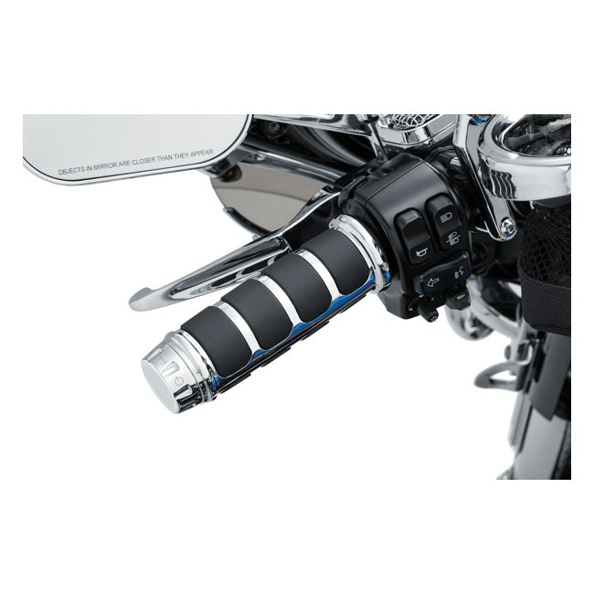 Kuryakyn, ISO grip covers for oem heated grips. Chrome GRIPS Kuryakyn