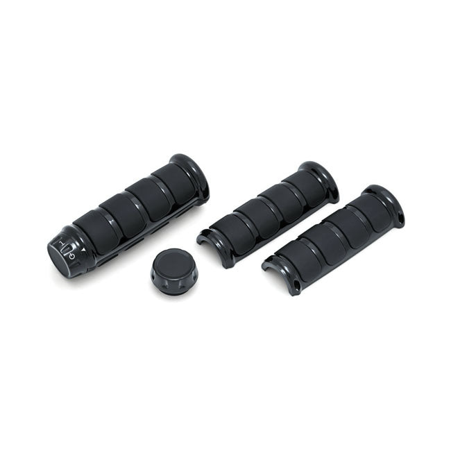 Kuryakyn, ISO grip covers for oem heated grips. Black GRIPS Kuryakyn