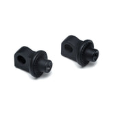 Kuryakyn, Splined male mount peg adapters. adj. stop. Black FOOTPEGS MOUNTS Kuryakyn
