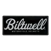Biltwell Script shop sign black/aluminum DEALER SIGNS Biltwell