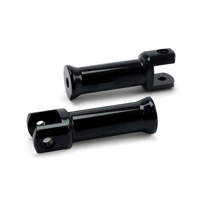 M8 Softail Passenger Footpeg Mounts, Black Footpegs Mounts Mcs