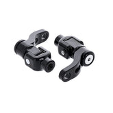 M8 Softail Passenger Footpeg Mount Kit, 360� Adj. Black Footpegs Mounts Mcs