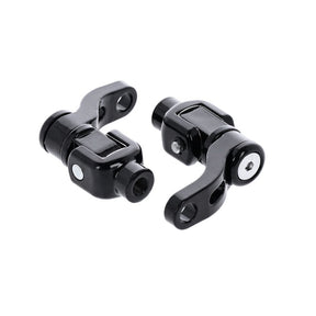 M8 Softail Passenger Footpeg Mount Kit, 360� Adj. Black Footpegs Mounts Mcs