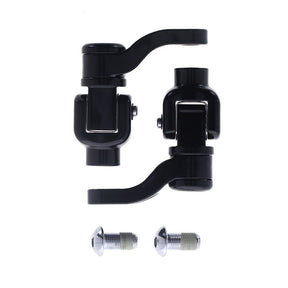 M8 Softail Passenger Footpeg Mount Kit, 360� Adj. Black Footpegs Mounts Mcs
