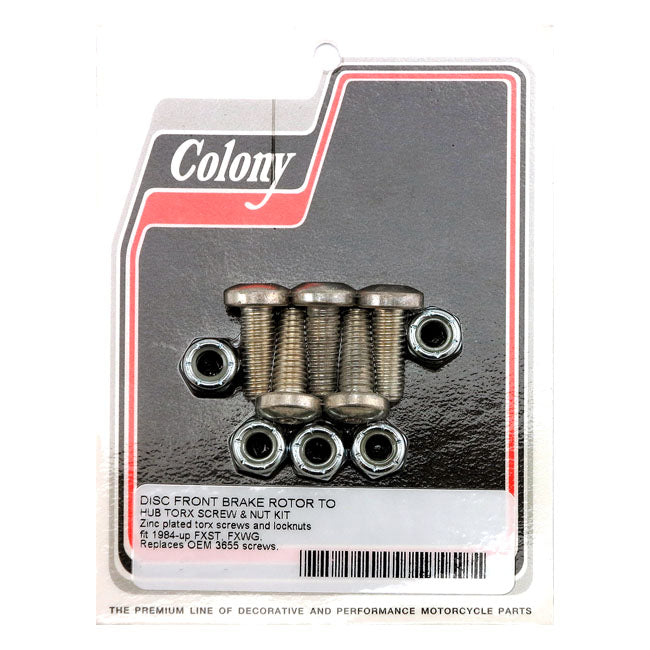 Colony Screw Trox Kt Rtr/Hb84 Up Brake Rotor Bolt Kits Colony