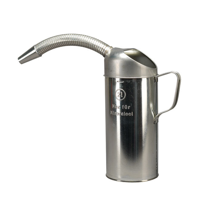 Pressol, metal measuring tin. 2 liter FUNNELS Pressol