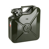 Pressol, metal jerrycan. Olive green, 5 liter FUNNELS Pressol
