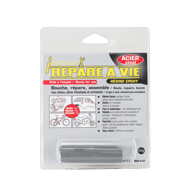 Pressol, Idées-Fix moldable metal. Steel, 50 grams GREASE GUNS Pressol