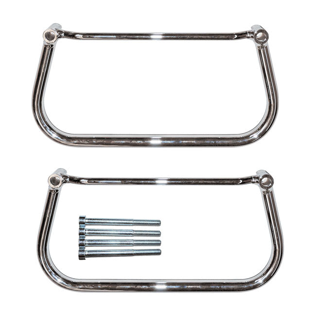 Longride Saddlebag Holder, Chrome Saddlebags Mounts Longride
