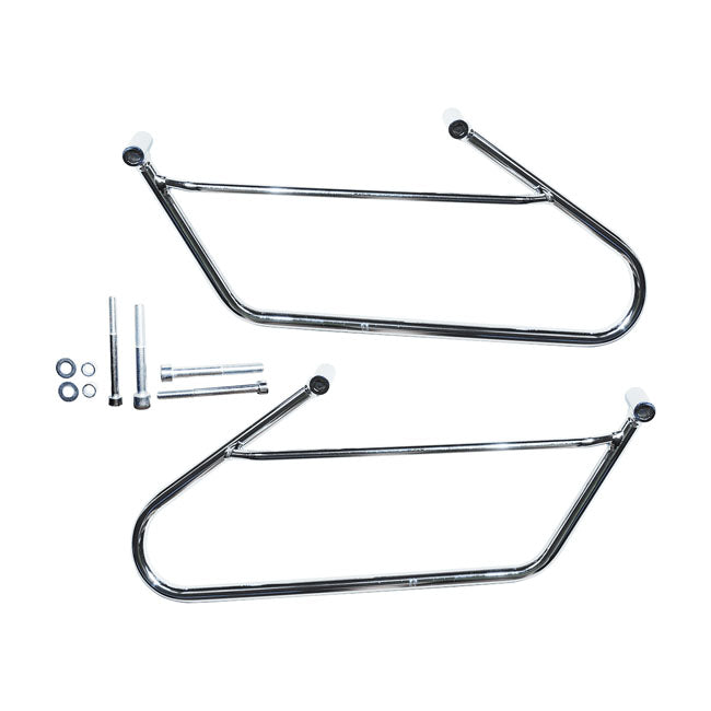 Longride Saddlebag Holder, Chrome Saddlebags Mounts Longride