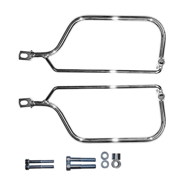 Longride Saddlebag Holder, Chrome Saddlebags Mounts Longride