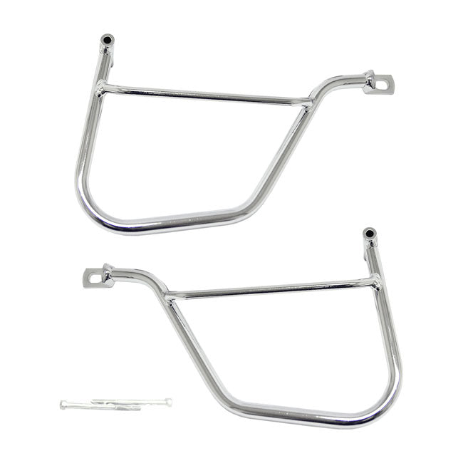 Longride Saddlebag Holder, Chrome Saddlebags Mounts Longride