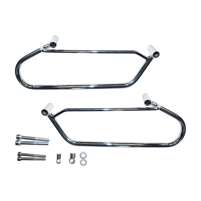 Longride Saddlebag Holder, Chrome Saddlebags Mounts Longride