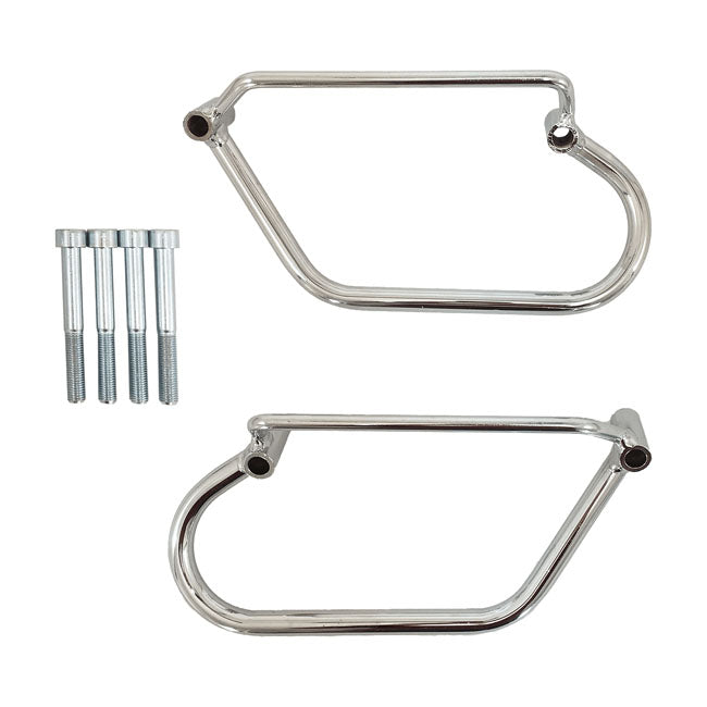Longride Saddlebag Holder, Chrome Saddlebags Mounts Longride