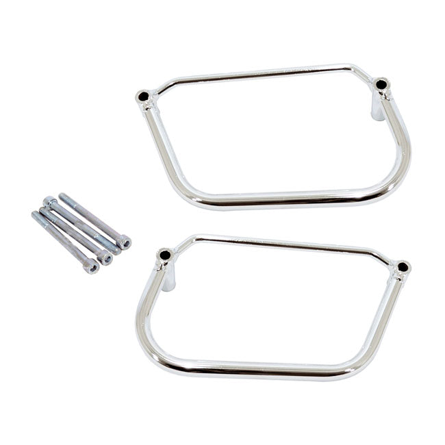 Longride Saddlebag Holder, Chrome Saddlebags Mounts Longride