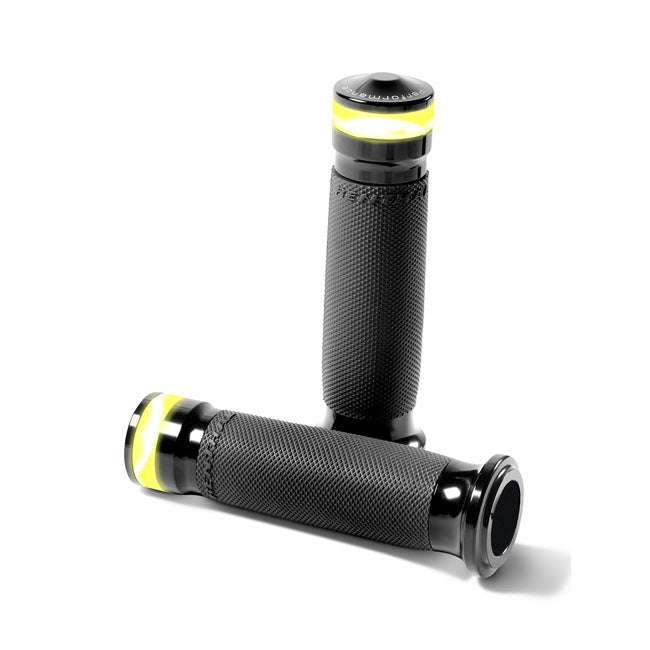 Performance Machine (Pm) Black Contour Led Grips For Tbw Grips Performance Machine