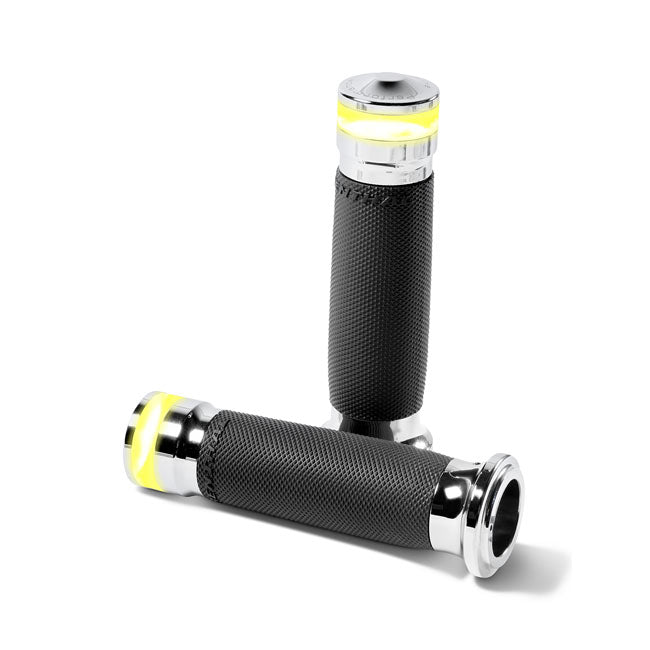 Performance Machine (Pm) Grip Contour Led Tbw Chr Grips Performance Machine