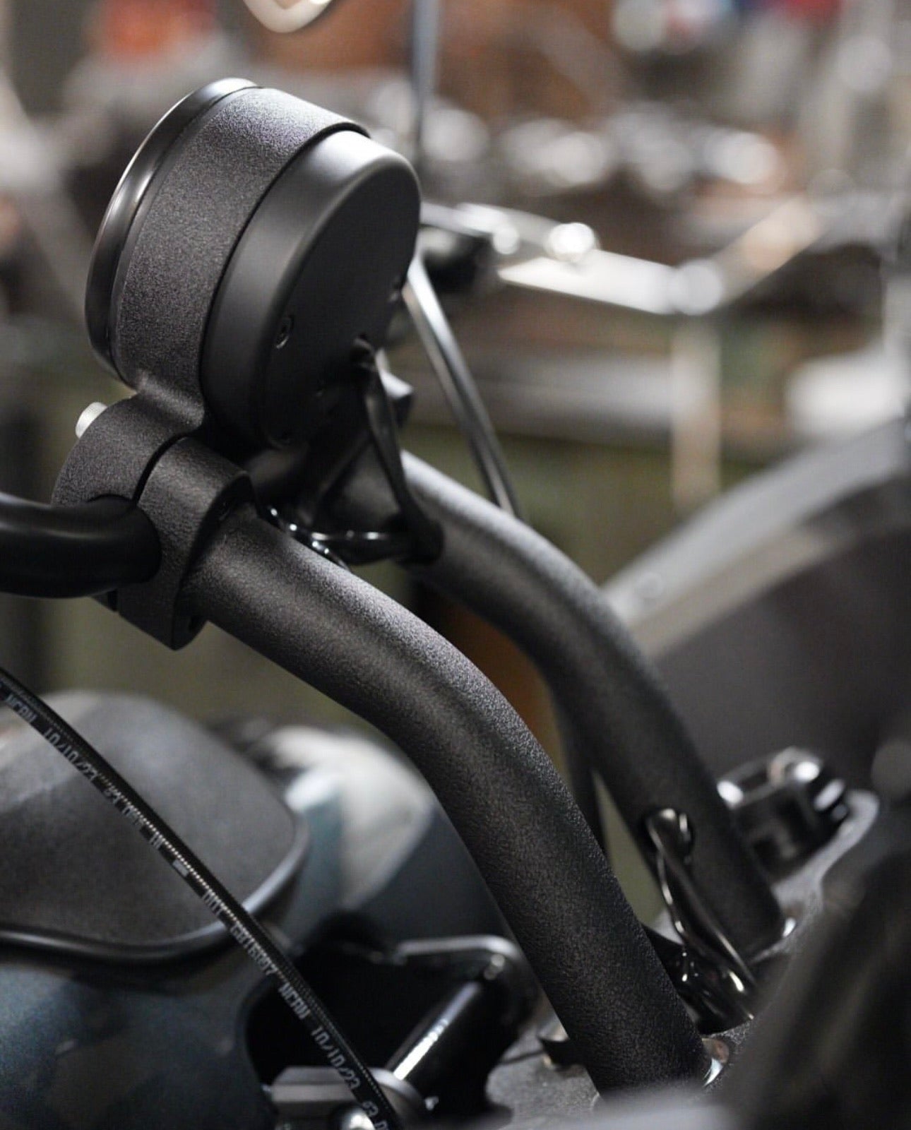 Bung King One Piece Lower Handlebar Riser, Gloss Black - 2025 Low Rider S and Low Rider ST (FXLRS, FXLRST) Riser Bung King