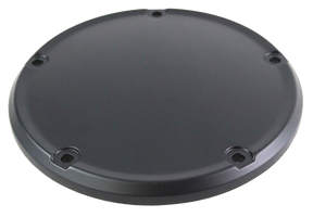 Domed Derby Cover Matt Black St18 Up Derby Cover V Twin Mfg