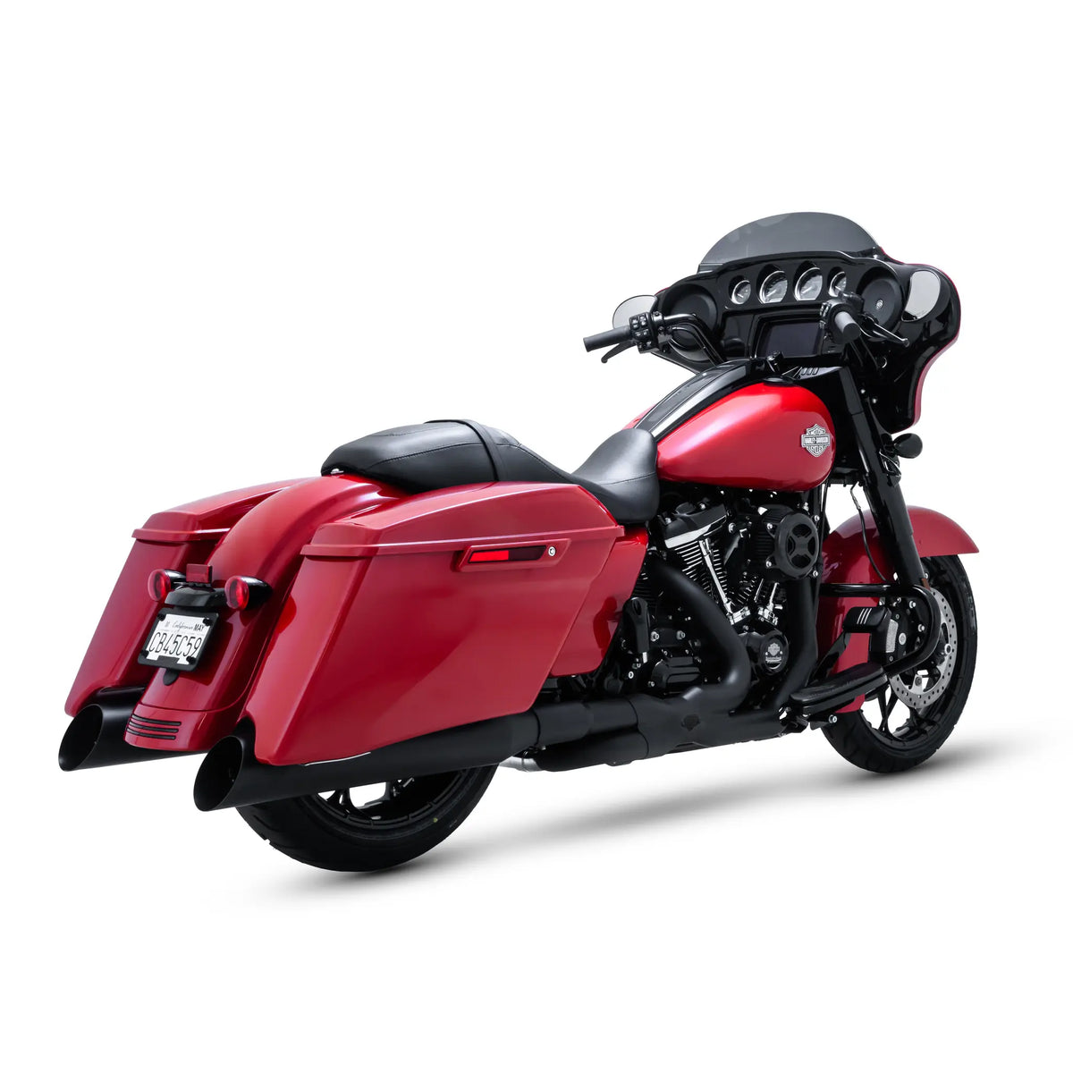 Power Duals - Touring Header Systems Vance & Hines Black